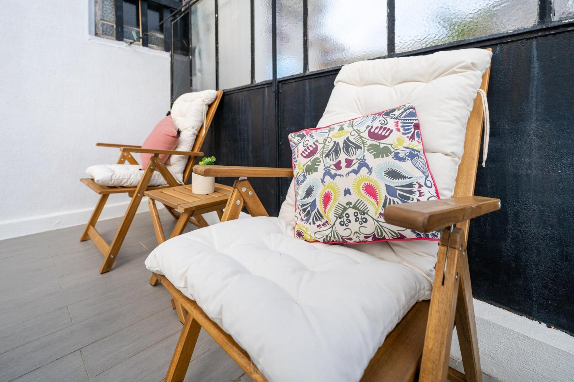 Top Floor Terrace - Dernier Etage Terrasse Cosy Niza Exterior foto