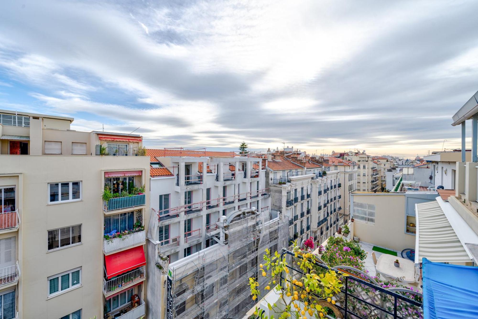 Top Floor Terrace - Dernier Etage Terrasse Cosy Niza Exterior foto